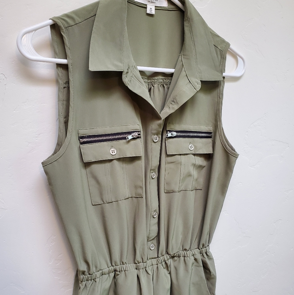 Army Green Romper - Picture 6 of 6